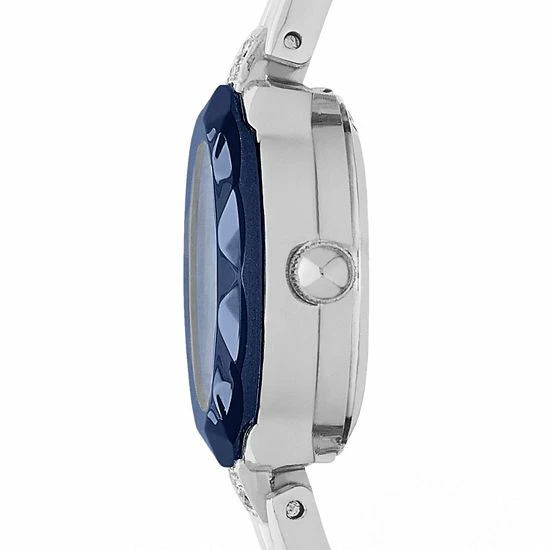 New 🔔 Unbranded 👩 Women's Crisscross Half Bangle ⌚ Watch Silver Tone ❤️ - Image 2