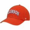 Wholesale 😉 Unbranded Men's '47 Orange Clemson Tigers Archie Script Clean Up Adjustable Hat 🥰