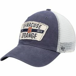 Best Pirce 🔥 Unbranded Men's '47 Navy Syracuse Orange Crawford Clean Up Trucker Snapback Hat ✔️