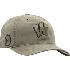 Brand new 🌟 Unbranded Men's Top Of The World Olive Wisconsin Badgers OHT Military Appreciation Ghost Adjustable Hat 🔥
