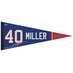 Coupon ✔️ Unbranded WinCraft Von Miller Buffalo Bills 12'' X 30'' Player Premium Pennant 🔔