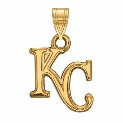 Deals 🎉 Unbranded LogoArt Sterling Silver Kansas City Royals Small Pendant 💯