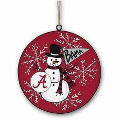 Best reviews of 🔔 Unbranded Alabama Crimson Tide Metal Snowman Ornament 👍