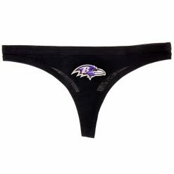 Top 10 🌟 Unbranded 👩 Women's Concepts Sport Black Baltimore Ravens Solid Logo Thong 🛒
