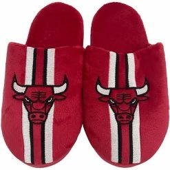 Discount 🧨 Unbranded Youth FOCO Chicago Bulls Team Stripe Slippers 🎉