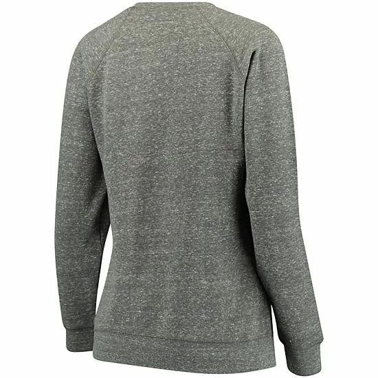 New โค๏ธ Unbranded ๐ฉ Women's Pressbox Heathered Gray Indiana Hoosiers Edith Vintage Knobi Pullover Sweatshirt ๐ - Image 4