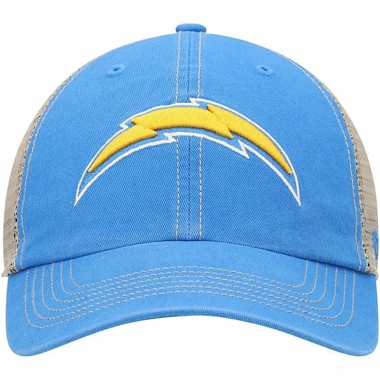 Promo โจ Unbranded Men's '47 Powder Blue/Natural Los Angeles Chargers Trawler Trucker Clean Up Snapback Hat ๐ - Image 3