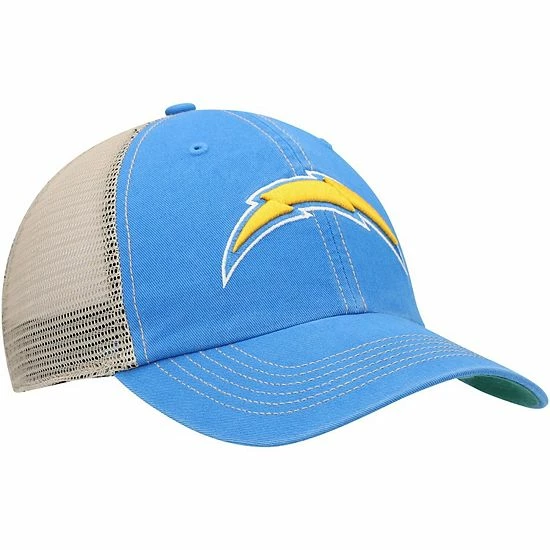 Promo โจ Unbranded Men's '47 Powder Blue/Natural Los Angeles Chargers Trawler Trucker Clean Up Snapback Hat ๐ - Image 4