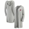 Hot Sale ❤️ Unbranded 👩 Women's Heathered Gray Texas A&M Aggies Cuddle Soft Duster Open Cardigan 👏