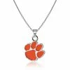 Cheapest 🎉 Unbranded Dayna Designs Clemson Tigers Enamel Pendant Necklace 👍