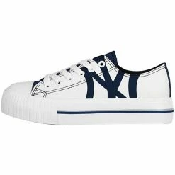 Wholesale 😍 Unbranded 👩 Women's FOCO New York Yankees Platform Canvas 👟 Shoes ✔️
