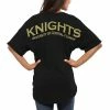 Coupon 🧨 Unbranded 👩 Women's Black UCF Knights Spirit Jersey Oversized T-Shirt 💯