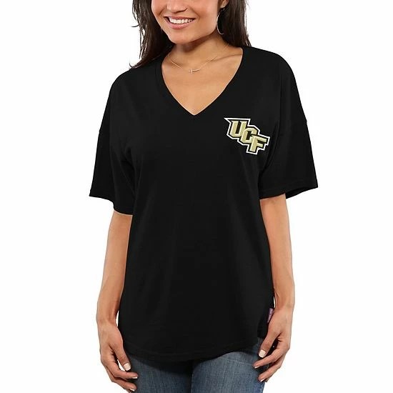 Coupon ๐งจ Unbranded ๐ฉ Women's Black UCF Knights Spirit Jersey Oversized T-Shirt ๐ฏ - Image 3