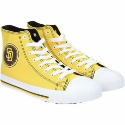 Hot Sale ❤️ Unbranded Men's FOCO San Diego Padres High Top Canvas 👟 Sneakers 🔔