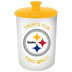 Deals 👍 Unbranded Pittsburgh Steelers Pet Treat Canister 😉