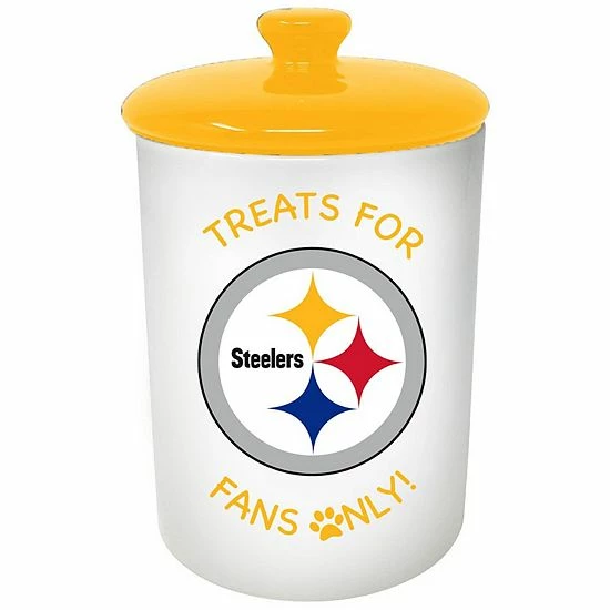 Deals ๐ Unbranded Pittsburgh Steelers Pet Treat Canister ๐