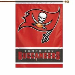Hot Sale 👏 Unbranded WinCraft Tampa Bay Buccaneers 28" X 40" Primary Logo House Flag 😍