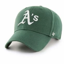 Discount 😀 Unbranded Men's '47 Green Oakland Athletics Legend MVP Adjustable Hat 🛒
