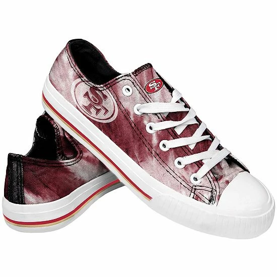 Deals ๐ Unbranded ๐ฉ Women's San Francisco 49ers Tie-Dye Canvas ๐ Shoe ๐ฅฐ