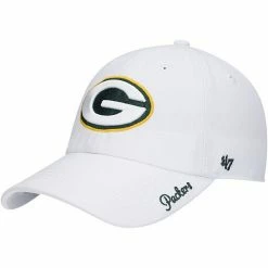 Best reviews of 🌟 Unbranded 👩 Women's '47 White Green Bay Packers Miata Clean Up Logo Adjustable Hat ✨