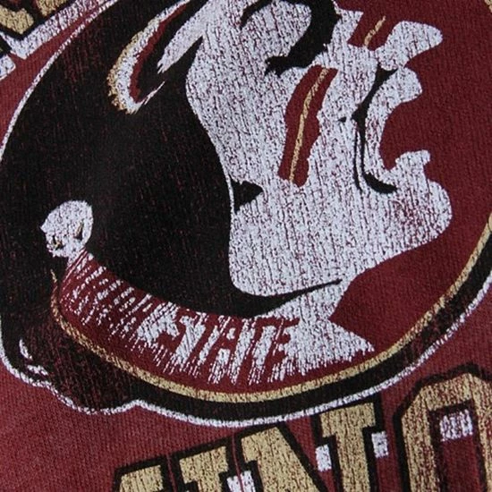 Best deal ⌛ Unbranded 👩 Women's Original Retro Brand Garnet Florida State Seminoles Funnel Neck Pullover Sweatshirt 🎁 - Image 3