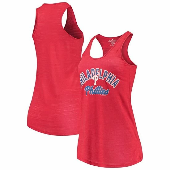 Best deal 👏 Unbranded 👩 Women's Soft As A Grape Red Philadelphia Phillies Multicount Racerback Tank Top 👍