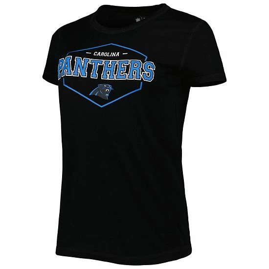Hot Sale โญ Unbranded ๐ฉ Women's Concepts Sport Black/Blue Carolina Panthers Badge T-Shirt & Pants Sleep Set ๐งจ - Image 3