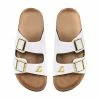 Promo ✨ Unbranded 👩 Women's FOCO Los Angeles Lakers Double-Buckle 🩴 Sandals ✔️