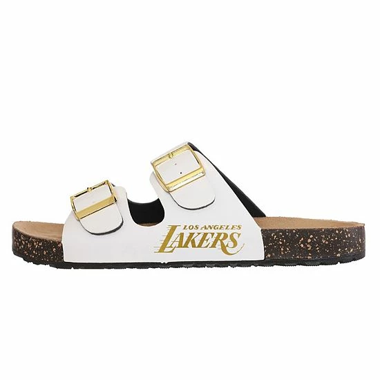 Promo ✨ Unbranded 👩 Women's FOCO Los Angeles Lakers Double-Buckle 🩴 Sandals ✔️ - Image 3