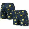 Cheapest 🔔 Unbranded Men's FOCO Navy Michigan Wolverines Island Palm Swim Trunks ❤️