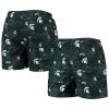 Budget 💯 Unbranded Men's FOCO Green Michigan State Spartans Island Palm Swim Trunks 👍