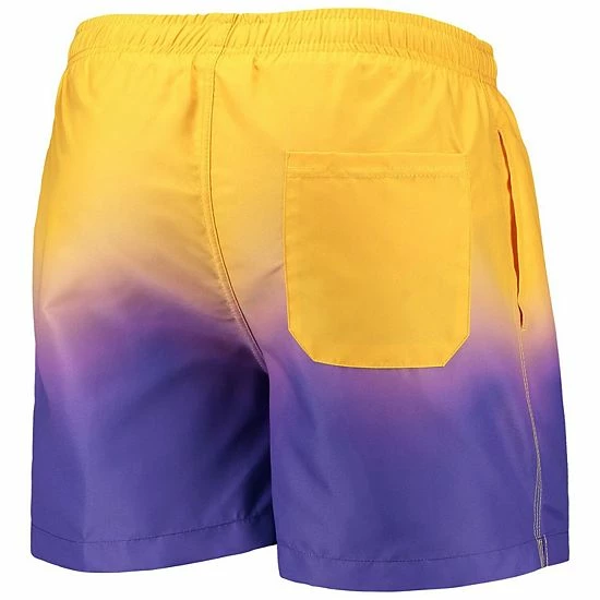 Brand new ๐ Unbranded Men's FOCO Gold/Purple Minnesota Vikings Dip-Dye Swim Shorts โญ - Image 4