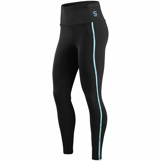 New ๐ Unbranded ๐ฉ Women's WEAR By Erin Andrews Black Seattle Kraken Stretch Leggings ๐ - Image 3