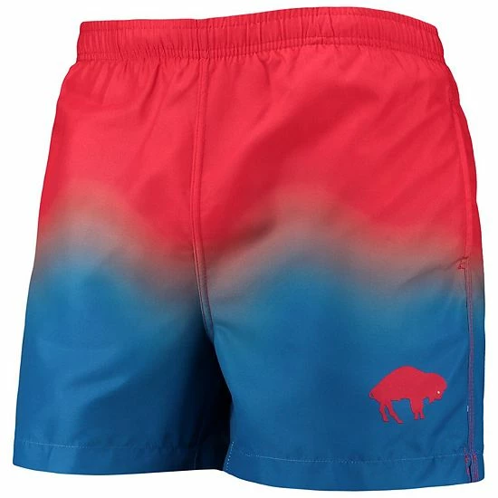 Top 10 ๐งจ Unbranded Men's FOCO Red/Royal Buffalo Bills Retro Dip-Dye Swim Shorts ๐ฅ - Image 3