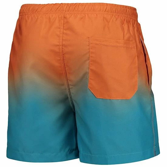 Best Pirce ๐ Unbranded Men's FOCO Aqua Miami Dolphins Dip-Dye Swim Shorts ๐ - Image 4