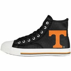 Promo ⭐ Unbranded Men's FOCO Tennessee Volunteers Big Logo High Top Canvas 👞 Shoes 🔥