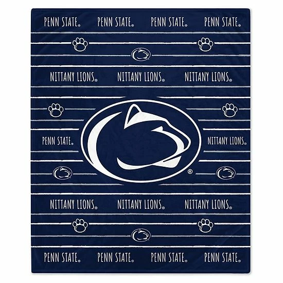 Best reviews of ✨ Unbranded Penn State Nittany Lions 60'' X 80'' Logo Stripe Flannel Fleece Blanket ✨