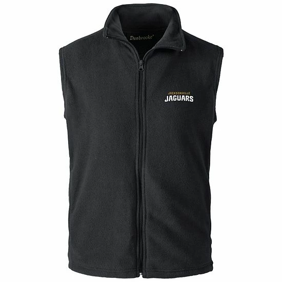 Coupon ๐ฏ Unbranded Men's Black Jacksonville Jaguars Houston Fleece Full-Zip Vest ๐งจ