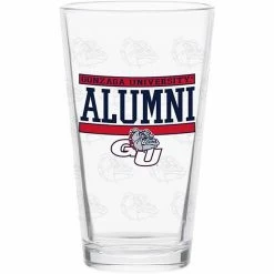 Best Pirce 💯 Unbranded Gonzaga Bulldogs 16oz. Repeat Alumni Pint Glass 🌟