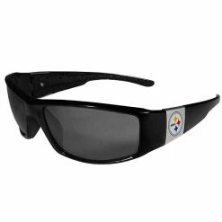 Promo 💯 Unbranded Men's Pittsburgh Steelers Chrome Wrap 👓 Sunglasses ✔️