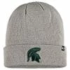 Best reviews of 😉 Unbranded Men's '47 Gray Michigan State Spartans Raised Cuffed Knit Hat ⌛