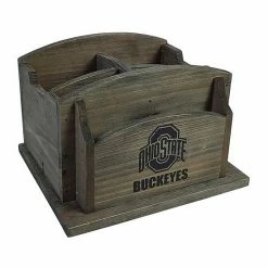 Wholesale 😉 Unbranded Ohio State Buckeyes Rustic Desk Organizer 🛒