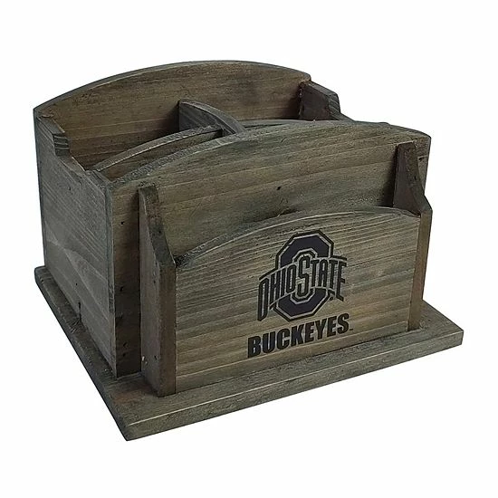Wholesale 😉 Unbranded Ohio State Buckeyes Rustic Desk Organizer 🛒