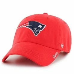 Cheapest 😀 Unbranded 👩 Women's '47 Red New England Patriots Miata Clean Up Secondary Adjustable Hat 🎉