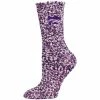Brand new 😀 Unbranded 👩 Women's ZooZatz Kansas State Wildcats Marled Fuzzy 🧦 Socks 👍