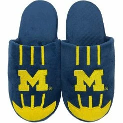 Cheapest 🎁 Unbranded Youth FOCO Michigan Wolverines Team Stripe Slippers 🎉