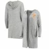 Coupon ⭐ Unbranded 👩 Women's Heathered Gray Tennessee Volunteers Cuddle Soft Duster Cardigan 😉