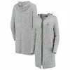 Coupon 👍 Unbranded 👩 Women's Heathered Gray Virginia Cavaliers Cuddle Soft Duster Open Cardigan 🔥