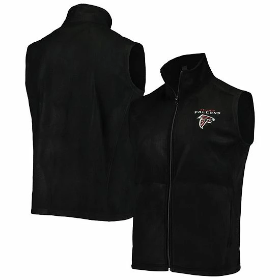 Hot Sale ๐ Unbranded Men's Black Atlanta Falcons Houston Fleece Full-Zip Vest ๐ฏ - Image 2