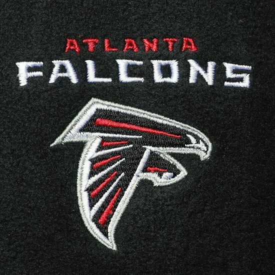 Hot Sale ๐ Unbranded Men's Black Atlanta Falcons Houston Fleece Full-Zip Vest ๐ฏ - Image 4